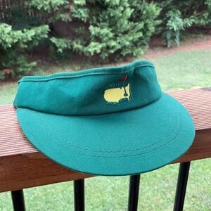 Masters green golf sun visor